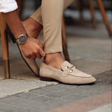 Men’s Summer Loafers | Suede, Slip-On Bit Detail