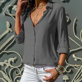 Women’s Elegant Summer Shirt | Long Sleeve, Minimalist