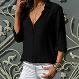 Women’s Elegant Summer Shirt | Long Sleeve, Minimalist