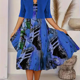 Women Summer Floral Dress | Midi, Elegant