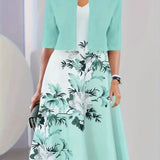Women Summer Floral Dress | Midi, Elegant