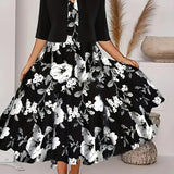Women Summer Floral Dress | Midi, Elegant