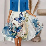 Women Summer Floral Dress | Midi, Elegant