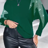 Whitney - Chic Long-Sleeve Sequin Sweater