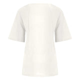 Women’s Casual Summer Shirt | Short Sleeve, Asymmetrical