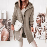 Chic Women's Cardigan Crafted from Luxurious Knit Fabric | Versatile & Stylish