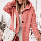 Chic Women's Cardigan Crafted from Luxurious Knit Fabric | Versatile & Stylish