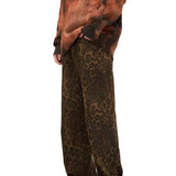 Women's Fall Pants | Leopard Print, Wide Leg