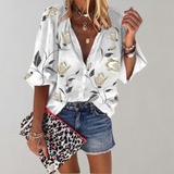 Women’s Hawaiian Summer Shirt | Short Sleeve, Floral
