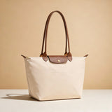 Longchamp | Spacious Le Pliage Tote in Beige