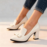 Bow-Embellished Mabel Heels
