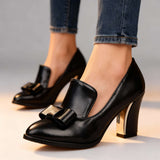Bow-Embellished Mabel Heels