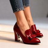 Bow-Embellished Mabel Heels