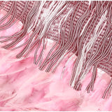 Women's Summer Cocktail Dress | Fringe, Feather Hem