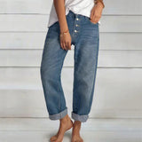 Women's Summer Jeans | Cropped, Button Fly