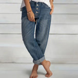 Women's Summer Jeans | Cropped, Button Fly