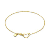 Heart Charm Bracelet by Lilou