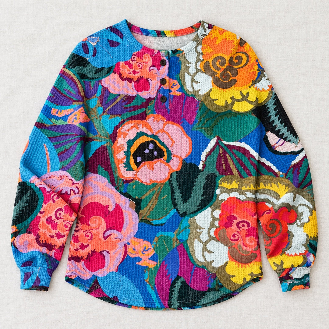 Ida oversized floral sweater