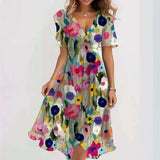 Women's Elegant Wrap Summer Dress | Midi