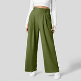 Zilena - Comfortable stretch wide-leg trousers