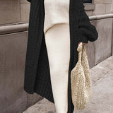 Ranette - Elegant Oversized Long Warm Knitted Cardigan