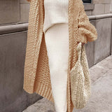 Ranette - Elegant Oversized Long Warm Knitted Cardigan