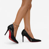 Cudini™ Patent Leather Low-Cut Heels