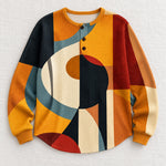 Lea retro geometric sweater