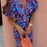 Alessia - Sophisticated Dress with Exquisite Print