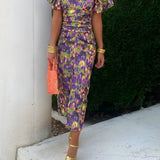 Alessia - Sophisticated Dress with Exquisite Print