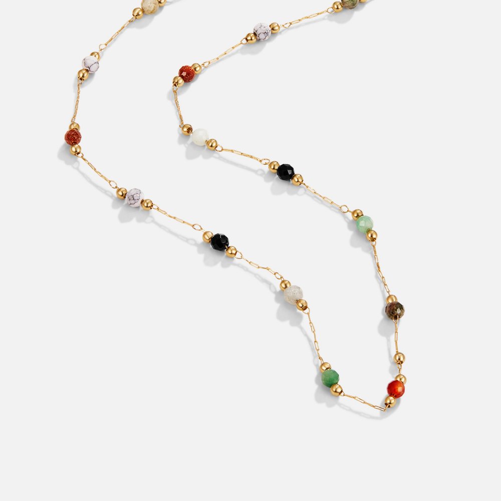 Hélmina – Enamel-Accented Colored Gold Chain
