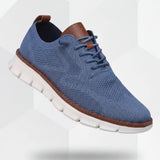 Blue-White Ultra-Comfort Breathable Sneakers