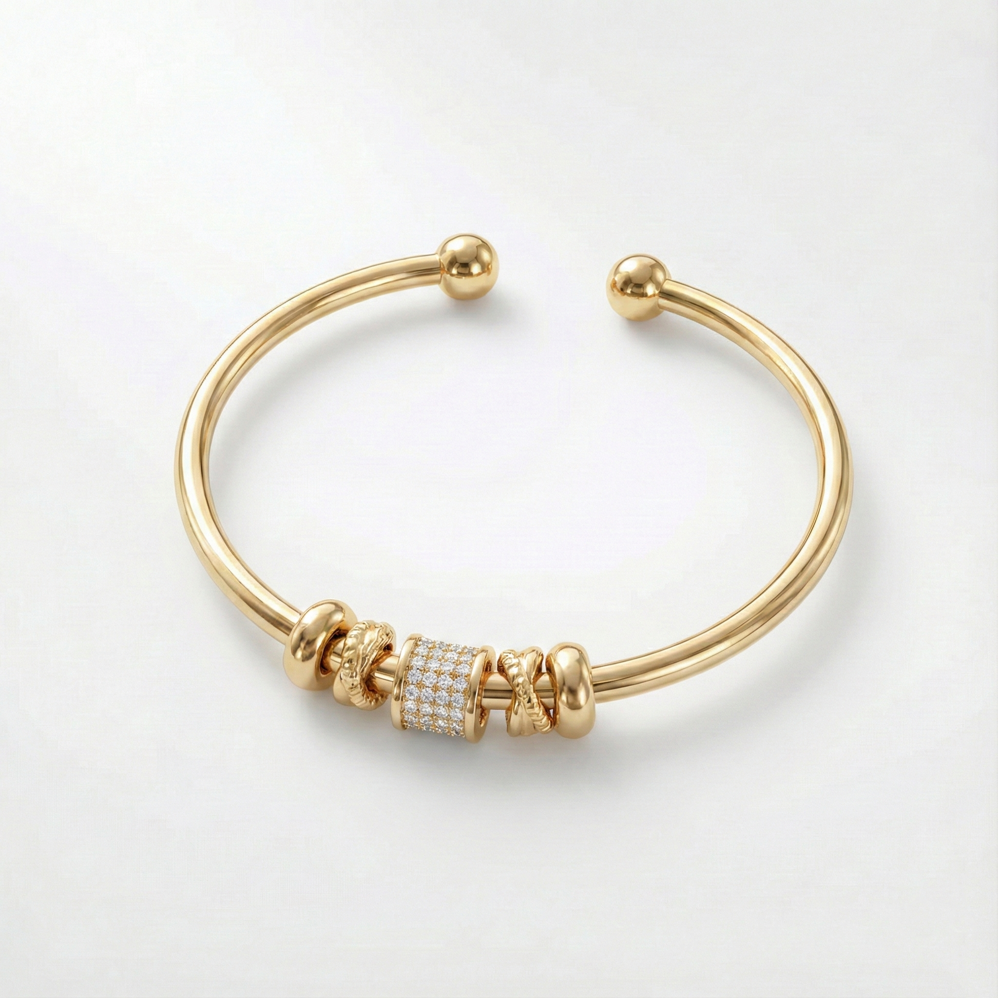 Nina – Customizable Gold Charm Bracelet