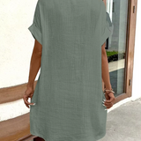 Women's Casual Shirt Summer Dress | Mini