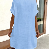 Women's Casual Shirt Summer Dress | Mini
