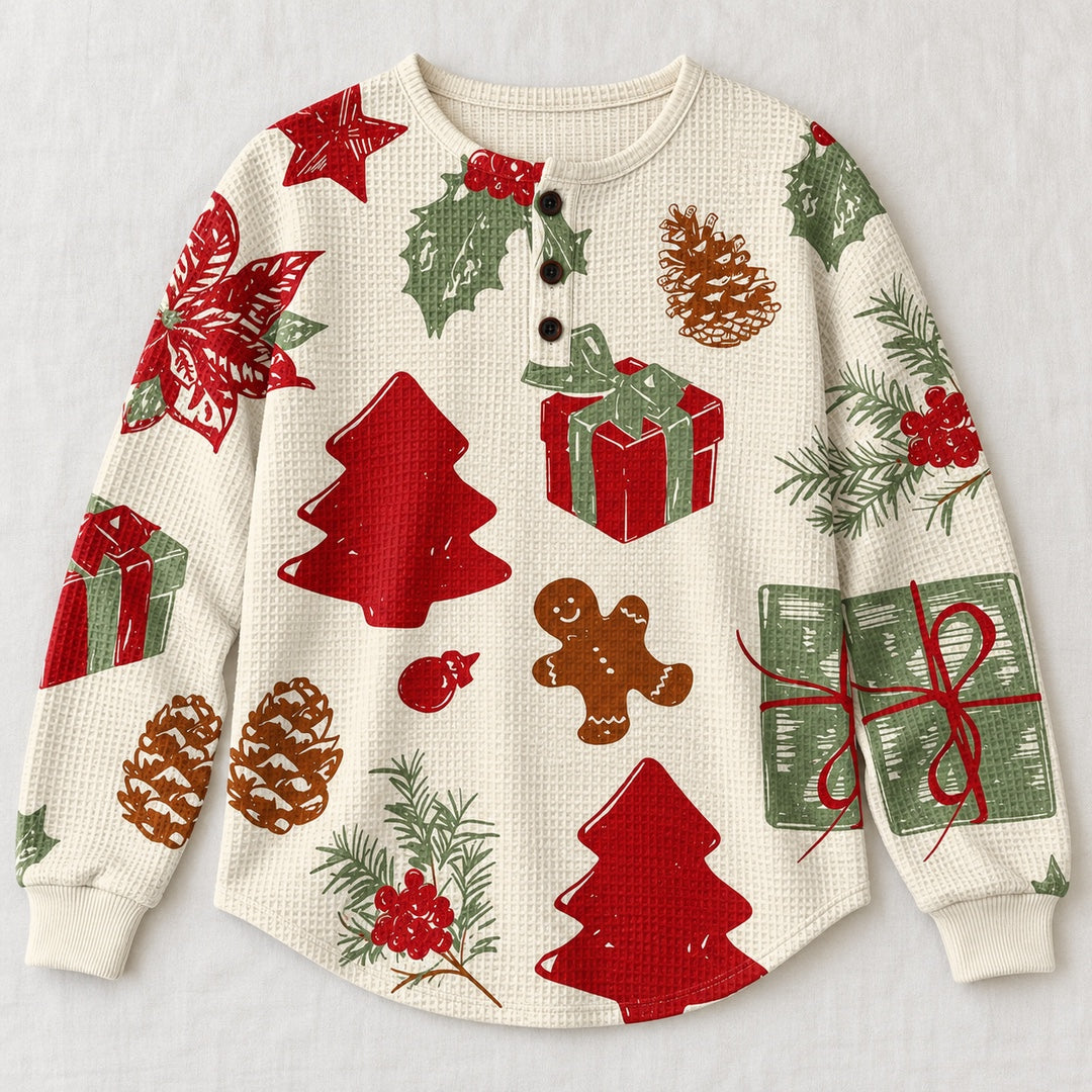 Olivia cream holiday sweater