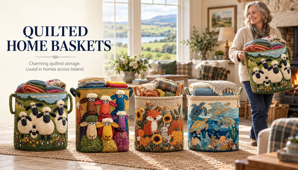 Quilted Home Baskets collection banner