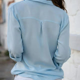 Women’s Elegant Summer Shirt | Long Sleeve, Minimalist