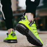 Men’s Summer Sport Shoes | Knit, Contrast Sole