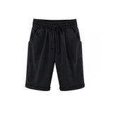 Women's Summer Shorts | Drawstring Waist, Cuffed Hem