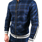 Men’s Checkered Two Piece Set | Striped, Pants and Top