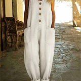 Saylor - Vintage Washed Cotton Denim Overalls