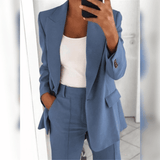 Women’s Co Ord Suit Set | High-Waisted, Two-Piece