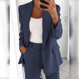 Women’s Co Ord Suit Set | High-Waisted, Two-Piece