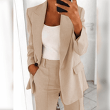 Women’s Co Ord Suit Set | High-Waisted, Two-Piece