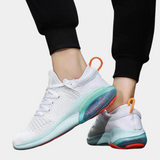 Men’s Summer Running Sneakers | Knit, Air Cushion Heel