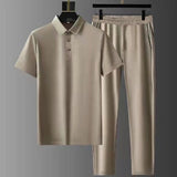 Men's Casual Two Piece Set | Polo, Pants and Top