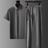 Men's Casual Two Piece Set | Polo, Pants and Top
