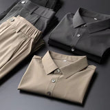 Men's Casual Two Piece Set | Polo, Pants and Top