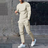 Men’s Casual Two Piece Set | Slim Fit, Trouser & Top
